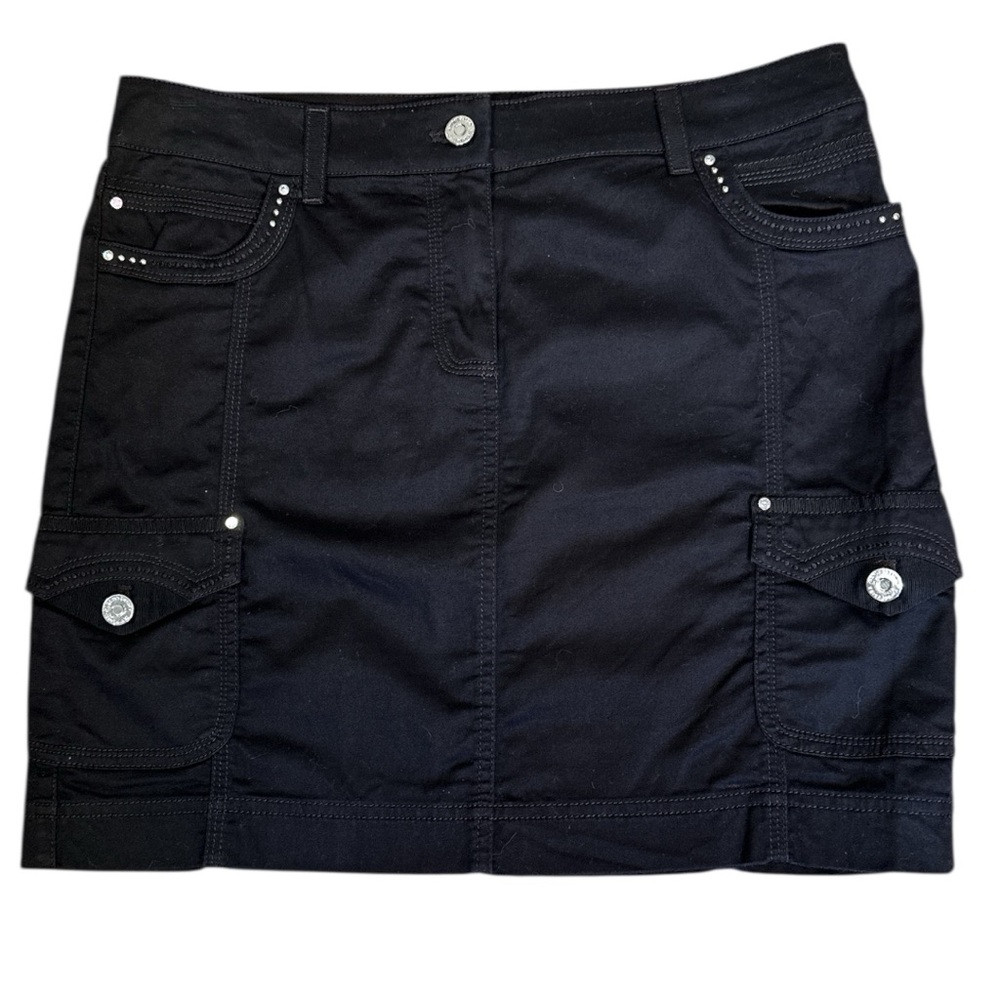 White House Black Market Black Cargo Mini Skirt - Picture 7 of 7